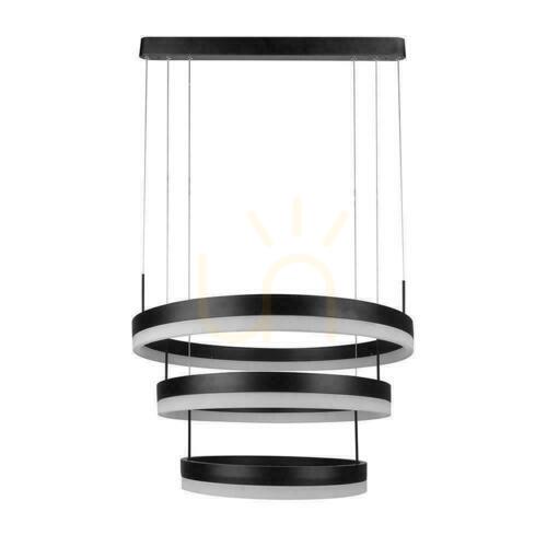 Kontrola Závěsné LED svítidlo V-TAC Soft Light VT-82-3 černé, 92 W, 4562 lm, 3000 K, stmívatelné