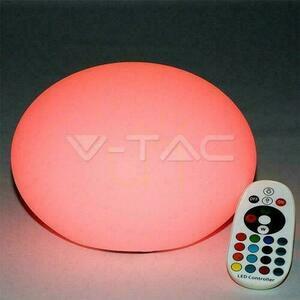V-TAC LED zahradní svítidlo Oval Stone 20cm Nabíjecí pilot IP67 VT-7801 RGBW 18lm small 2