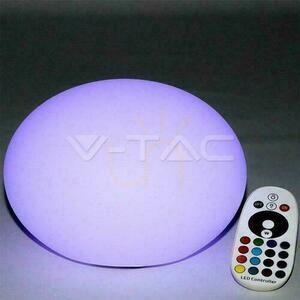 V-TAC LED zahradní svítidlo Oval Stone 20cm Nabíjecí pilot IP67 VT-7801 RGBW 18lm small 3