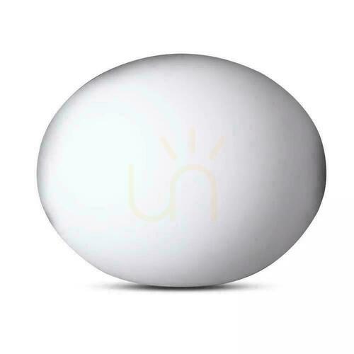Kontrola V-TAC LED zahradní svítidlo Oval Stone 20cm Nabíjecí pilot IP67 VT-7801 RGBW 18lm
