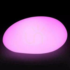 V-TAC LED zahradní lampa Stone 28cm nabíjení dálkové ovládání VT-7802 RGBW 18lm small 7