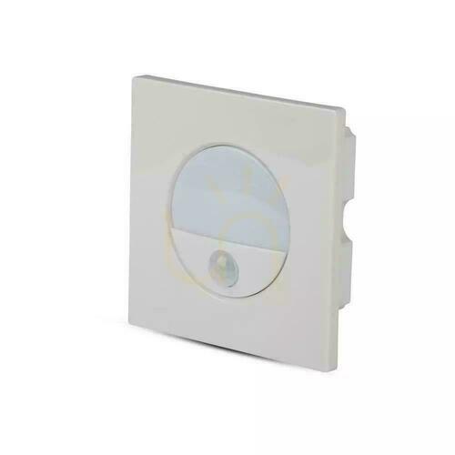 Kontrola Schodišťové svítidlo 3W LED V-TAC White Motion Sensor 230V VT-8035 4000K 100lm