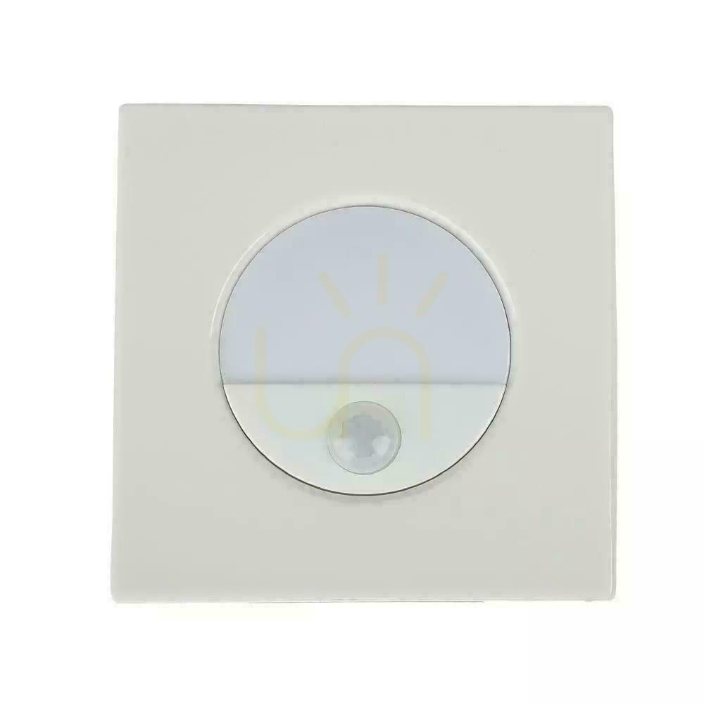 Náhled Schodišťové svítidlo 3W LED V-TAC White Motion Sensor 230V VT-8035 4000K 100lm Schodišťové svítidlo 3W LED V-TAC White Motion Sensor 230V VT-8035 4000K 100lm