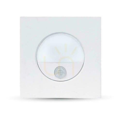 Kontrola Schodišťové svítidlo 3W LED V-TAC White Motion Sensor 230V VT-8035 4000K 100lm