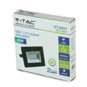 V-TAC 20W SMD LED projektor řady E černý VT-4021 Barva zelená 5 V-TAC 20W SMD LED projektor řady E černý VT-4021 Barva zelená small 5