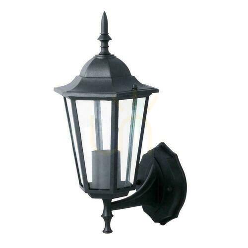 Kontrola Zahradní nástěnná lucerna V-TAC E27 Black Mat VT-749