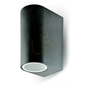 Nástěnné svítidlo V-TAC GU10 hliníkové kulaté černé horní spodní IP44 VT-7652 0 Nástěnné svítidlo V-TAC GU10 hliníkové kulaté černé horní spodní IP44 VT-7652 small 0
