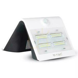 Solární projektor 3W LED bílý + černý V-TAC VT-768 4000K 400lm small 2
