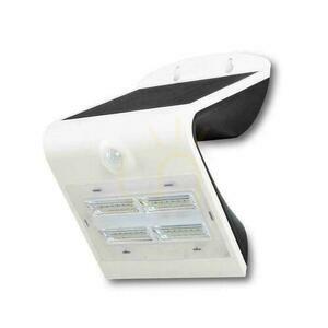 Solární projektor 3W LED bílý + černý V-TAC VT-768 4000K 400lm small 0