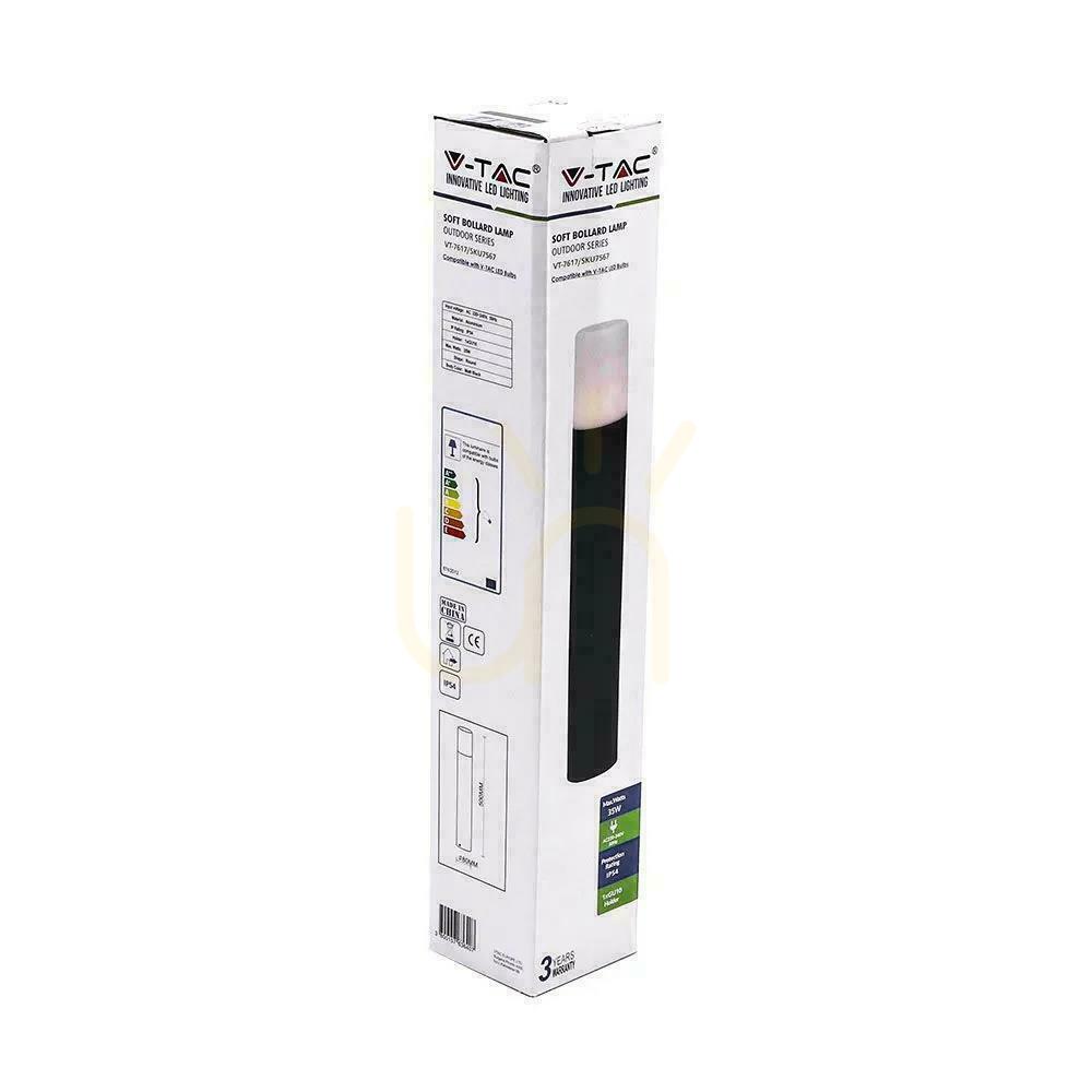 Zobrazit V-TAC GU10 kulatý hliníkový zahradní sloup černý 80x80x500mm IP54 VT-7617 Záruka 3 roky V-TAC GU10 kulatý hliníkový zahradní sloup černý 80x80x500mm IP54 VT-7617 Záruka 3 roky