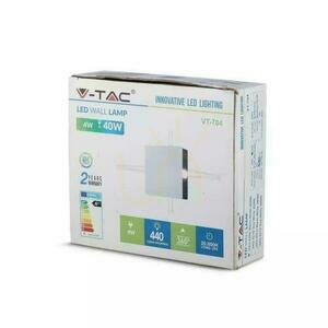 V-TAC 4W LED nástěnné svítidlo IP65 White Square VT-704 4000K 440lm 4 V-TAC 4W LED nástěnné svítidlo IP65 White Square VT-704 4000K 440lm small 4