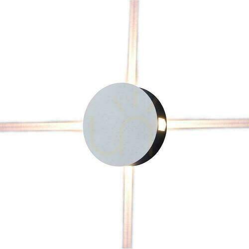 Kontrola V-TAC 4W LED nástěnné svítidlo IP65 bílé kulaté VT-706 3000K 440lm.