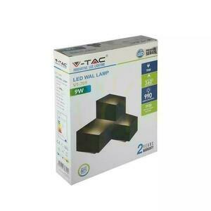 Nástěnná lampa V-TAC 9W LED černá VT-709 3000K 990lm small 3
