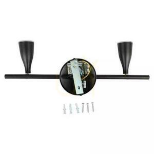 V-TAC 9W LED nástěnné svítidlo černé VT-810 3000K 680lm small 3