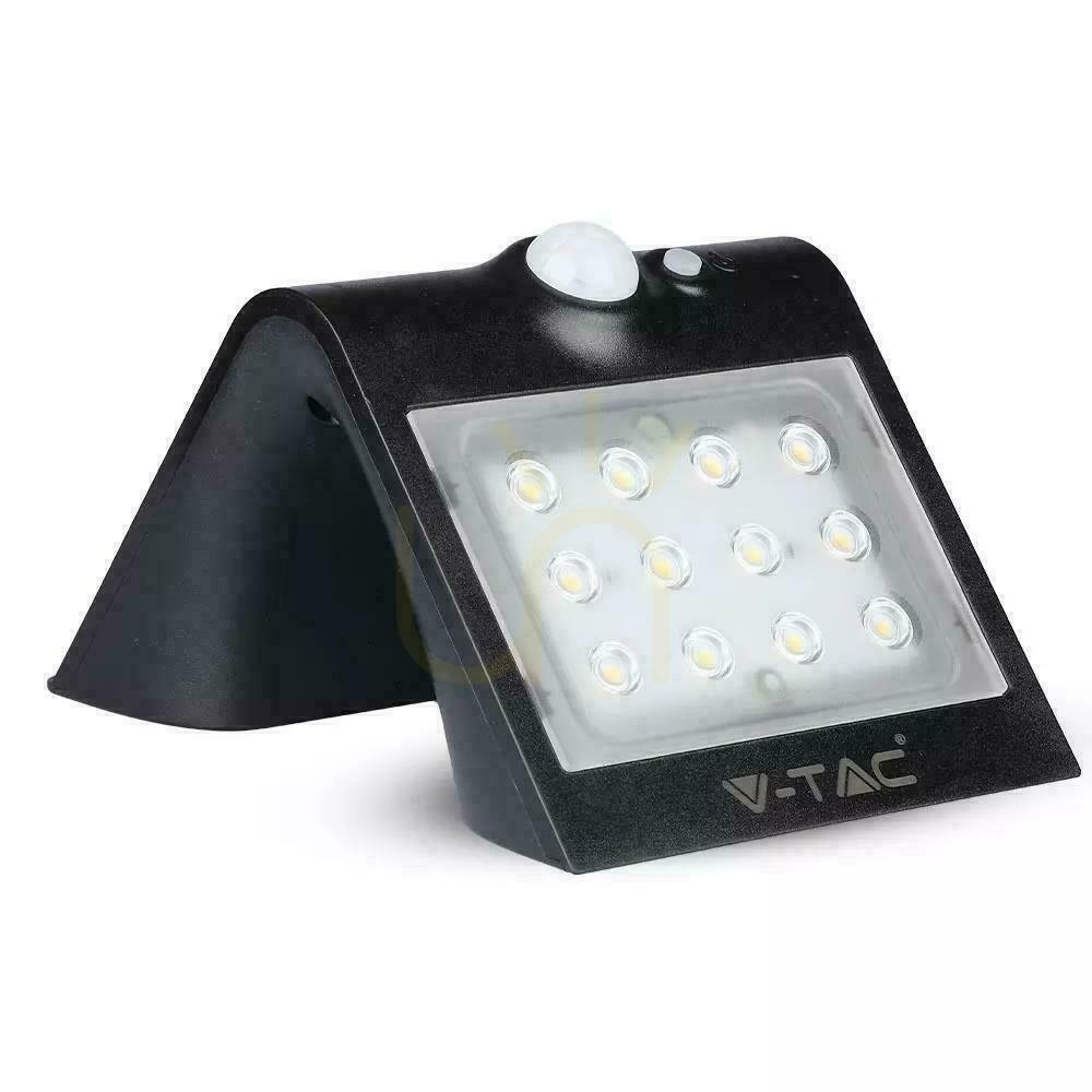 Náhled Solární projektor 1,5W LED černý V-TAC VT-767-2 4000K 220lm Solární projektor 1,5W LED černý V-TAC VT-767-2 4000K 220lm