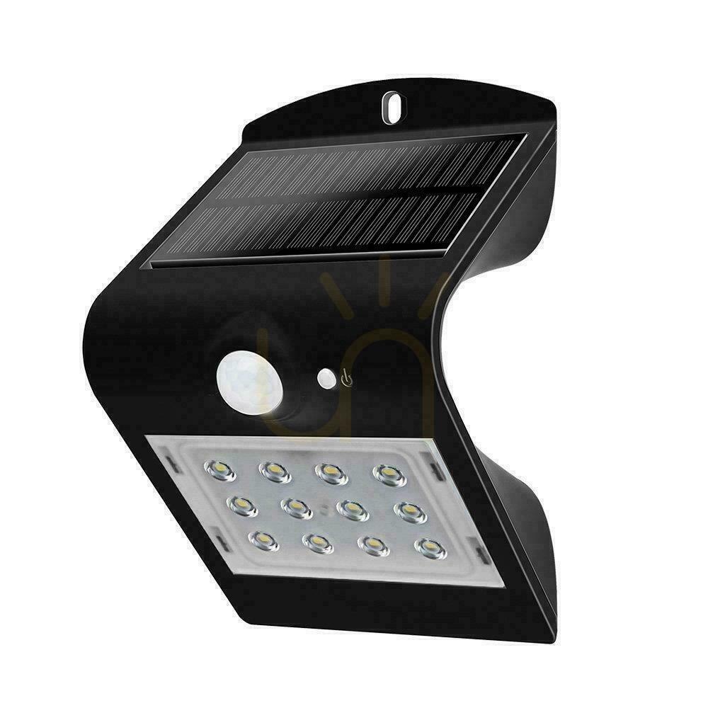 Kontrola Solární projektor 1,5W LED černý V-TAC VT-767-2 4000K 220lm Solární projektor 1,5W LED černý V-TAC VT-767-2 4000K 220lm