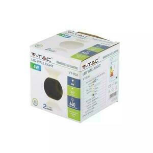 Nástěnné svítidlo V-TAC 6W LED Grey Round IP65 VT-836 3000K 660lm. 2 Nástěnné svítidlo V-TAC 6W LED Grey Round IP65 VT-836 3000K 660lm. small 2