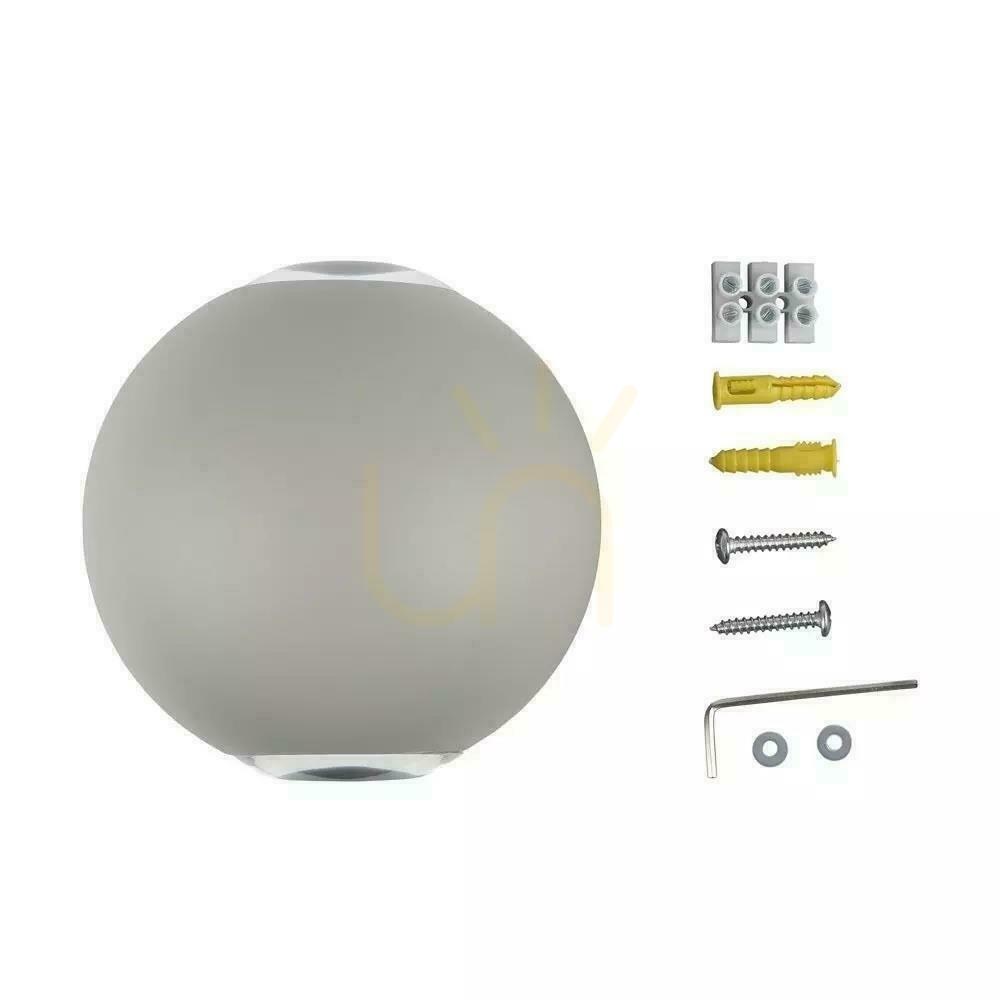 Zobrazit Nástěnné svítidlo V-TAC 6W LED Grey Round IP65 VT-836 3000K 660lm. Nástěnné svítidlo V-TAC 6W LED Grey Round IP65 VT-836 3000K 660lm.