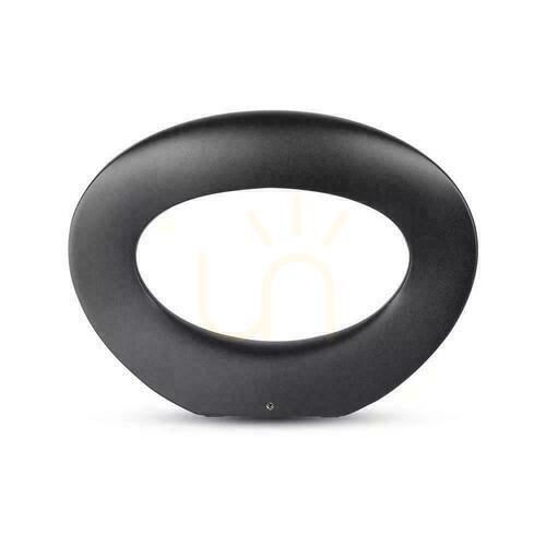 Kontrola Nástěnná lampa V-TAC 10W LED černá VT-811 3000K 1100lm.