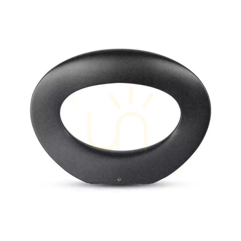 Pohled Nástěnná lampa V-TAC 10W LED černá VT-811 3000K 1100lm. Nástěnná lampa V-TAC 10W LED černá VT-811 3000K 1100lm.