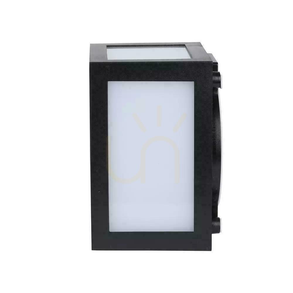 Pohled V-TAC 12W LED nástěnné svítidlo IP65 černé VT-822 4000K 750lm V-TAC 12W LED nástěnné svítidlo IP65 černé VT-822 4000K 750lm