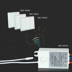 Bezdrátový duální spínač IP54 pro SKU 8458, 8459 V-TAC VT-5132 small 8