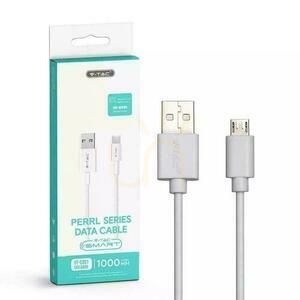 V-TAC Micro USB kabel 1M White Pearl Series VT-5301 small 2