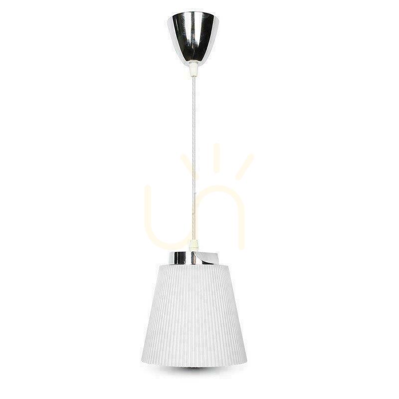 Kontrola V-TAC 7W závěsné svítidlo chrom + bílá VT-1036 4000K 360lm V-TAC 7W závěsné svítidlo chrom + bílá VT-1036 4000K 360lm
