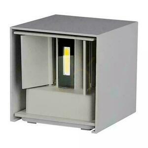 V-TAC 12W LED nástěnné svítidlo s nastavitelným čipem BRIDGELUX Grey Square IP65 VT-759-12 4000K 1100lm. small 1