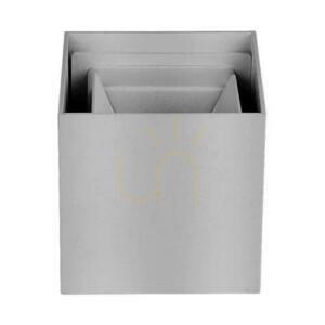 V-TAC 12W LED nástěnné svítidlo s nastavitelným čipem BRIDGELUX Grey Square IP65 VT-759-12 4000K 1100lm. small 6