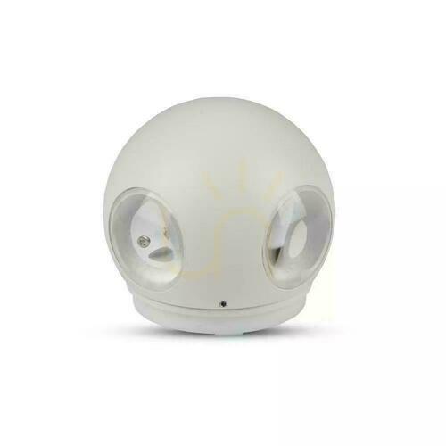 Kontrola Nástěnné svítidlo V-TAC 4W LED White Round IP65 VT-834 4000K 440lm.