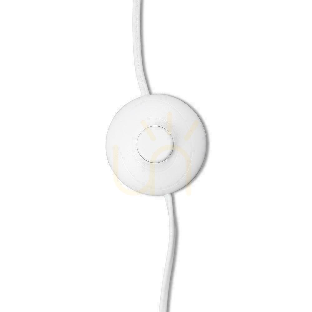 Pohled V-TAC Stojací lampa E27 slonová kost 1920x1960mm VT-7451 V-TAC Stojací lampa E27 slonová kost 1920x1960mm VT-7451