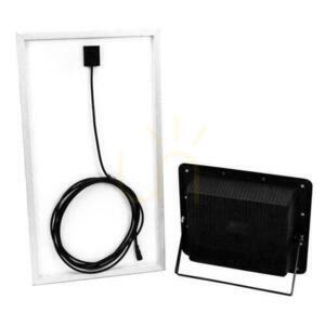 V-TAC Solární LED projektor 40W černý IP65, dálkové ovládání, časovač VT-200W 4000K 3100lm small 5