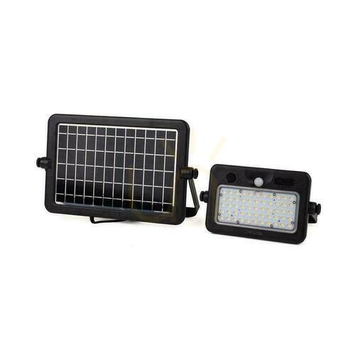 Kontrola V-TAC 10W USB solární LED projektor černý IP65 VT-788-10 4000K 1100lm