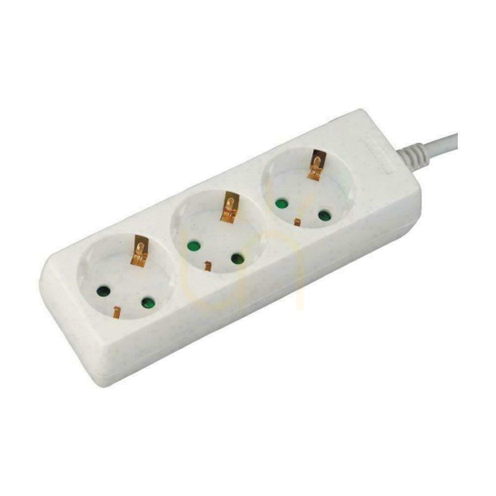 Kontrola V-TAC 3-zásuvkový prodlužovač (3G 1,5MM2 X 3M) bílý VT-1103 V-TAC 3-zásuvkový prodlužovač (3G 1,5MM2 X 3M) bílý VT-1103