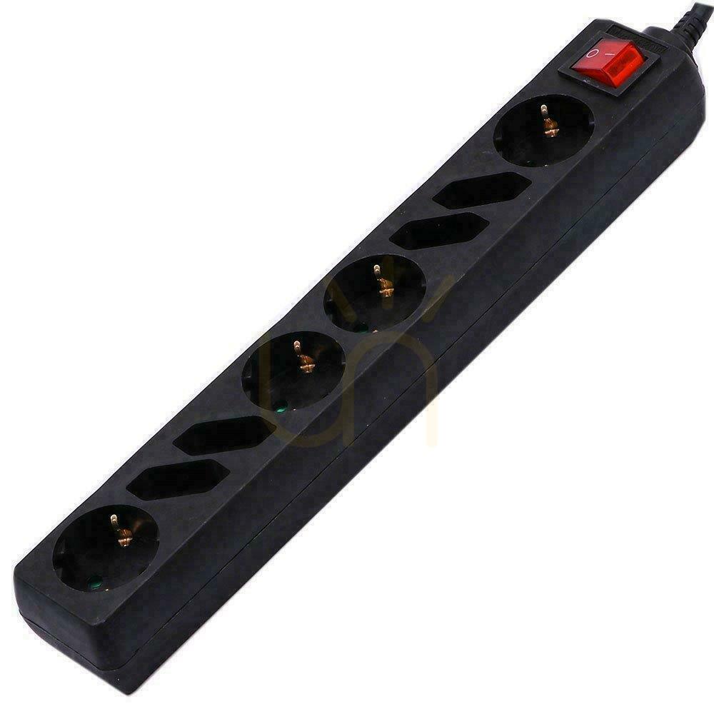 Kontrola Prodlužovací kabel 8 zásuvek s přepínačem V-TAC 4+4 (3G 1,5MM2 X 1,5M ) černý VT-1118 Prodlužovací kabel 8 zásuvek s přepínačem V-TAC 4+4 (3G 1,5MM2 X 1,5M ) černý VT-1118