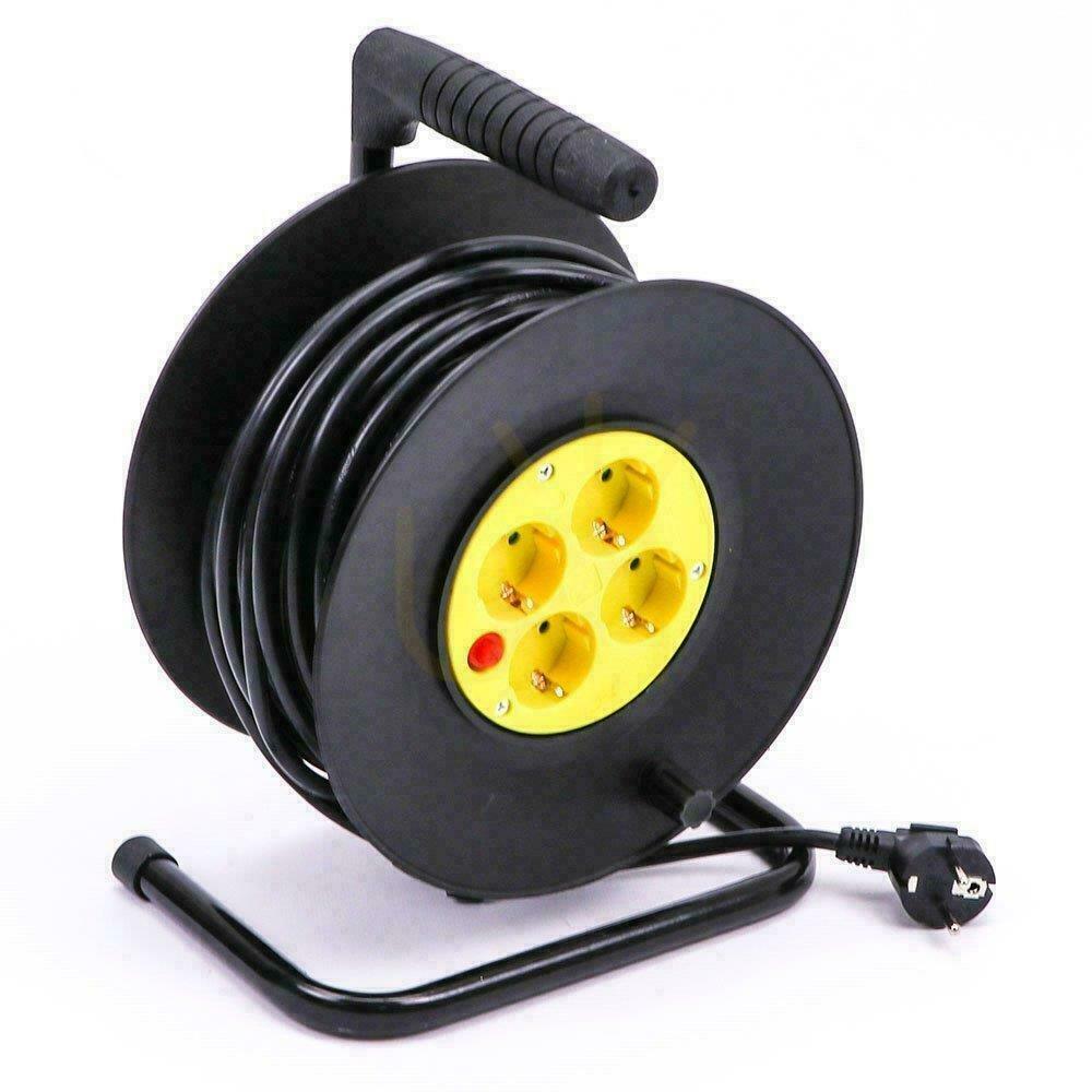 Pohled Prodlužovací kabel na cívce 25m V-TAC ( 3G 1,5mm2 X 25M) VT-6003 Prodlužovací kabel na cívce 25m V-TAC ( 3G 1,5mm2 X 25M) VT-6003