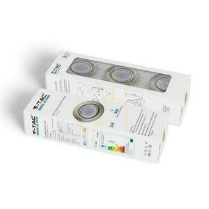 Sada 3 vestavných svítidel V-TAC VT-4444 GU10, 3 × 5 W, 400 lm, 3000 K, satén, IP20 small 0