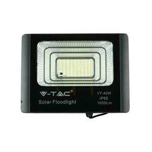 V-TAC Solární LED projektor 16W černý IP65, dálkové ovládání, časovač VT-40W 6000K 1050lm small 3