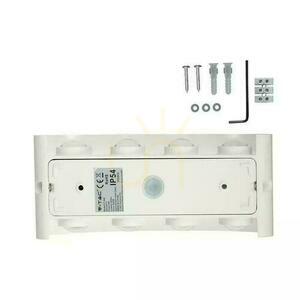 Nástěnná montáž V-TAC 8W LED bílá IP54 VT-848 4000K 800lm small 3