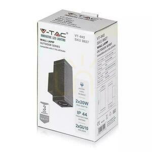 Venkovní nástěnné svítidlo V-TAC VT-842 grafitové nahoru/dolů GU10 small 3