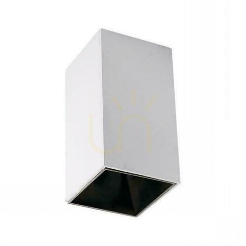 Kontrola Přisazené stropní svítidlo V-TAC VT-882-Q, GU10, bílé a černé, 74 × 74 × 140 mm