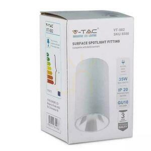 V-TAC GU10 Stropní svítidlo s kulatou trubicí pro povrchovou montáž bílé 80x140mm VT-882-R Záruka 3 roky 4 V-TAC GU10 Stropní svítidlo s kulatou trubicí pro povrchovou montáž bílé 80x140mm VT-882-R Záruka 3 roky small 4