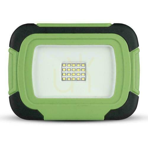 Kontrola V-TAC LED projektor 10W USB dobíjecí SAMSUNG CHIP 3,7V Li-Ion IP44 VT-11-R 4000K 700lm