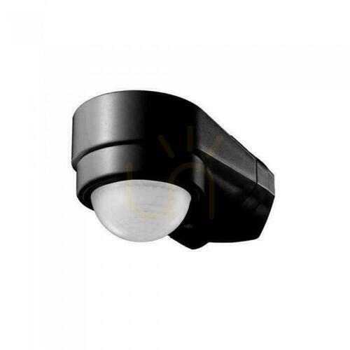 Kontrola V-TAC rohový pohybový senzor 240st 600W IP65 černý VT-8094