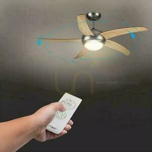 Stropní ventilátor V-TAC 132cm 2xE27 Pilot VT-6053-5 small 2