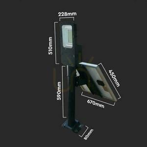 V-TAC 50W LED IP65 VT-ST200 6000K 4000lm Solární pouliční svítidlo. 1 V-TAC 50W LED IP65 VT-ST200 6000K 4000lm Solární pouliční svítidlo. small 1
