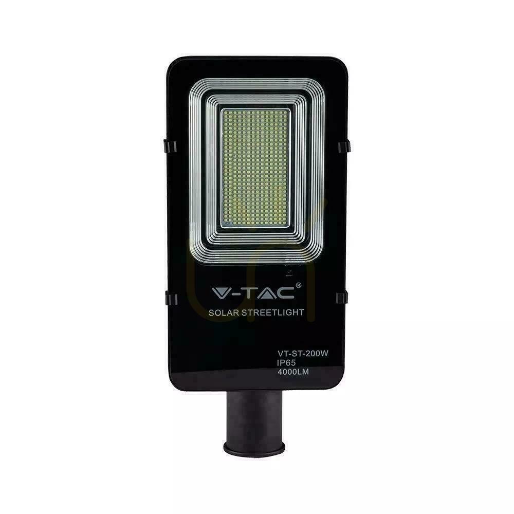 Náhled V-TAC 50W LED IP65 VT-ST200 6000K 4000lm Solární pouliční svítidlo. V-TAC 50W LED IP65 VT-ST200 6000K 4000lm Solární pouliční svítidlo.
