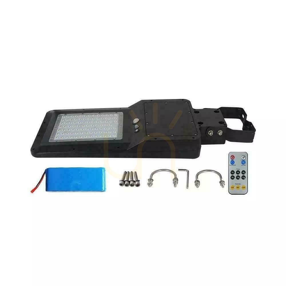 Kontrola V-TAC Solar Street Luminaire 40W LED Black IP65 120Lm/W VT-ST42 4000K 4800lm 3 roky záruka V-TAC Solar Street Luminaire 40W LED Black IP65 120Lm/W VT-ST42 4000K 4800lm 3 roky záruka
