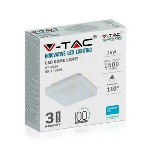 Povrchový plafón Square V-TAC 15W LED SAMSUNG CHIP IP44 100Lm/W VT-8033SQ 6400K 1500lm Záruka 3 roky 4 Povrchový plafón Square V-TAC 15W LED SAMSUNG CHIP IP44 100Lm/W VT-8033SQ 6400K 1500lm Záruka 3 roky small 4